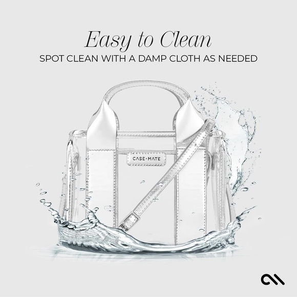 Case-Mate Silver Clear Micro Tote - Picture 3 of 9